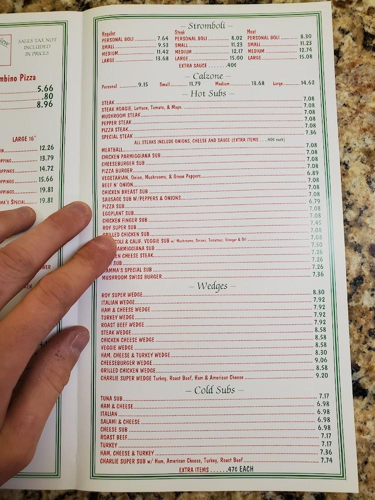 Mamma's Pizza & Restaurant Menu image 4